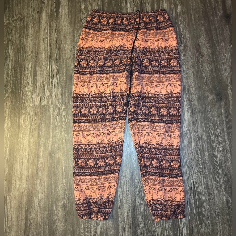 🌟4/$25 Bohemian Elephant Print Pants One Size Fits Most